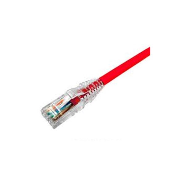 Commscope Category 5e U/UTP Patch Cord, RJ45 to RJ45, 4-pair, Non-Plenum, Red Jacket 10ft (CO155D2-07F010)